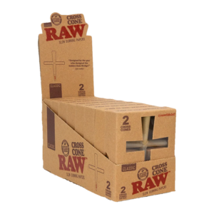 RAW CROSS CONES 2CT CLASSIC - BOX OF 8