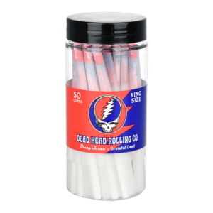 BLAZY SUSAN X GRATEFUL DEAD ROLLING PAPERS CONES JAR OF 50 -  KING SIZE